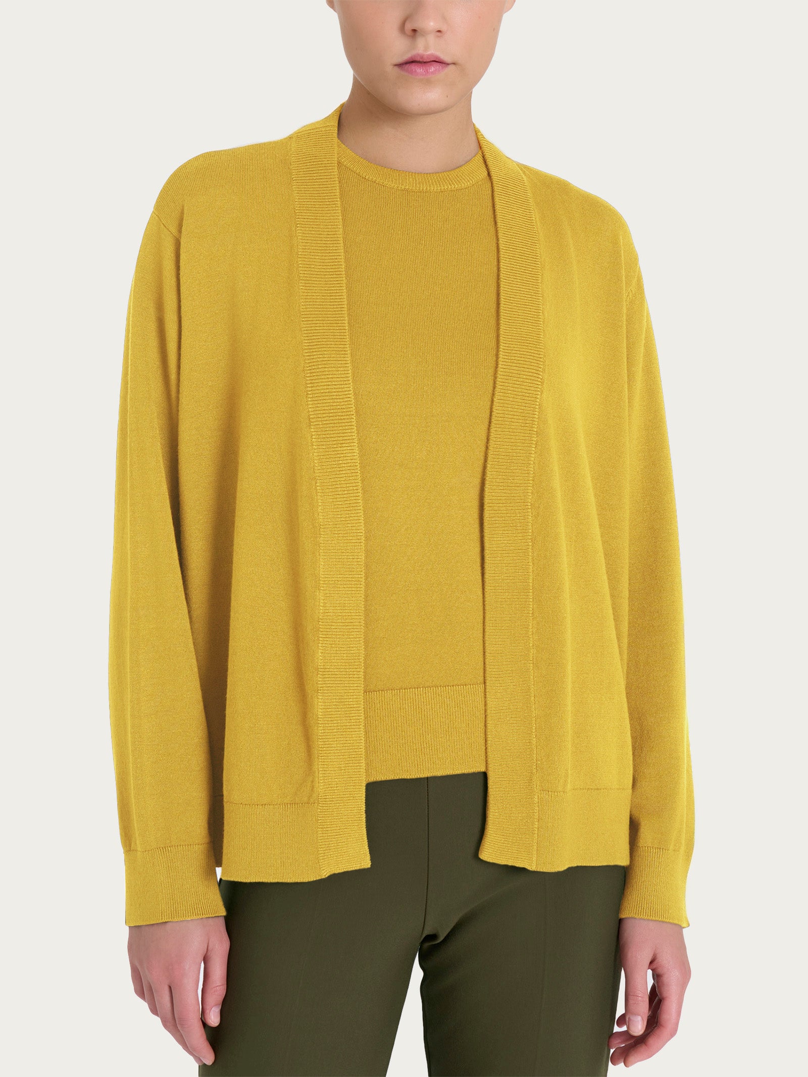 Cardigan corto Four Seasons Gialli Donna - Ragno