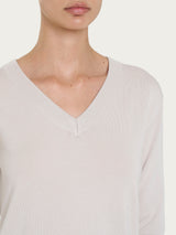 Maglia con scollo a V Four Seasons Bianchi Donna - Ragno