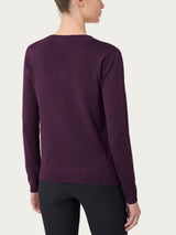 Maglia con scollo a V Four Seasons Viola Donna - Ragno