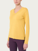 Maglia con scollo a V Four Seasons Gialli Donna - Ragno
