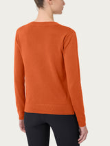 Maglia con scollo a V Four Seasons Arancioni Donna - Ragno