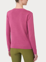 Maglia con scollo a V Four Seasons Rosa Donna - Ragno