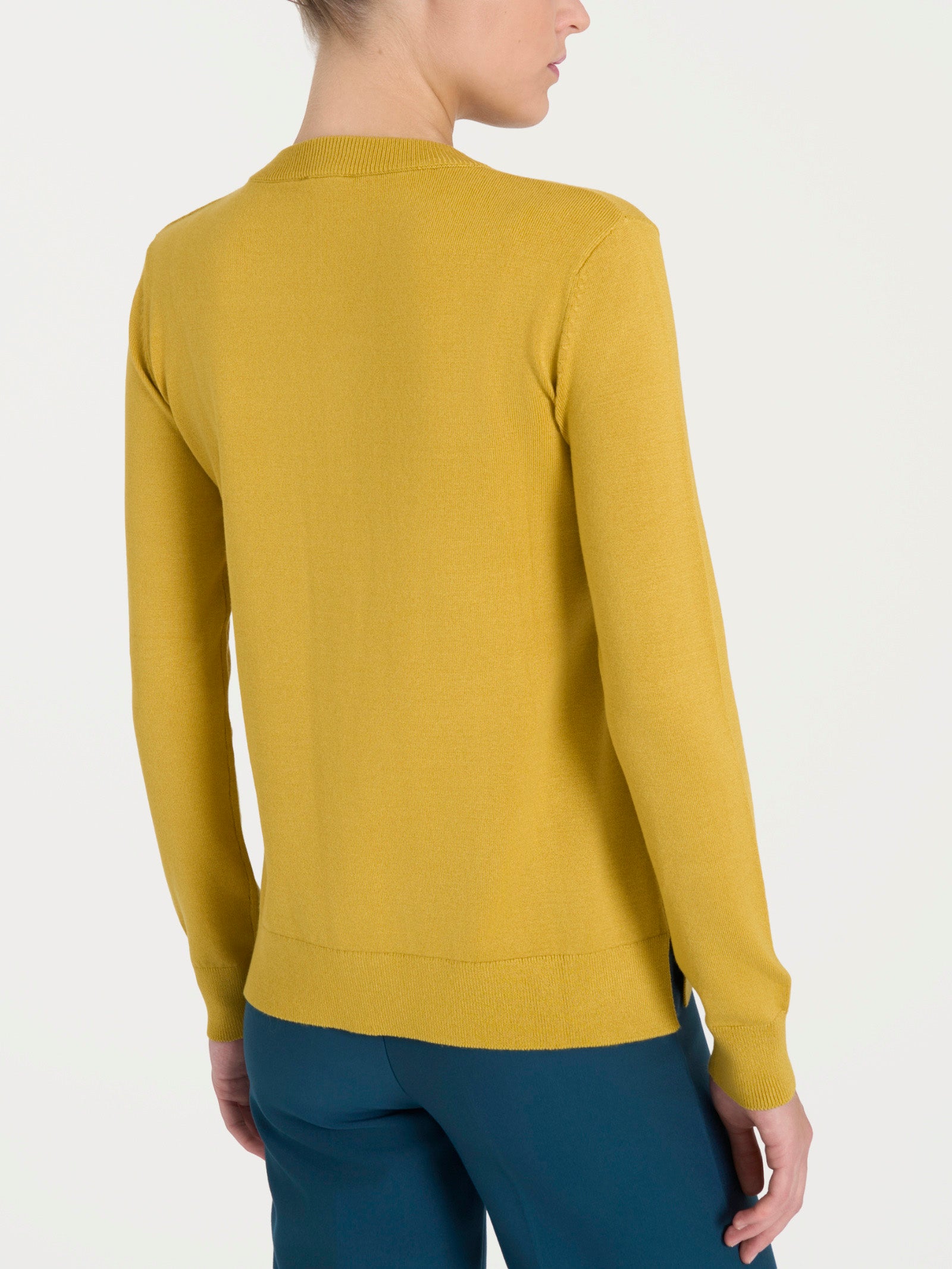 Maglia con scollo a V Four Seasons Gialli Donna - Ragno