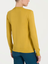 Maglia con scollo a V Four Seasons Gialli Donna - Ragno
