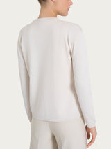 Cardigan corto con due bottoni Four Seasons Bianchi Donna - Ragno