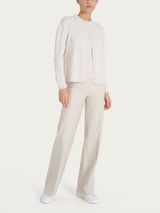 Cardigan corto con due bottoni Four Seasons Bianchi Donna - Ragno