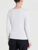 Maglia a portafoglio Four Seasons Bianchi Donna - Ragno