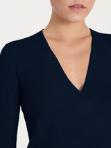 Maglia a portafoglio Four Seasons Blu Donna - Ragno