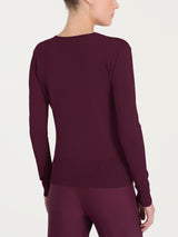 Maglia a portafoglio Four Seasons Viola Donna - Ragno