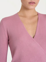 Maglia a portafoglio Four Seasons Rosa Donna - Ragno