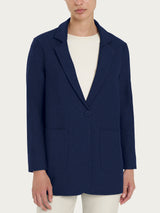 Blazer destrutturato in tessuto Compact - - Ragno