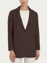 Blazer destrutturato in tessuto Compact - - Ragno