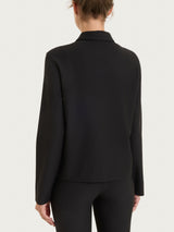 Giacca Shacket in Compact Neri Donna - Ragno