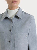 Giacca Shacket in Compact Neri Donna - Ragno