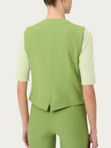 Gilet con quattro bottoni in Compact - - Ragno
