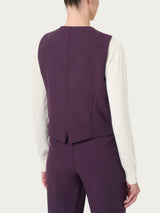 Gilet con quattro bottoni in Compact - - Ragno