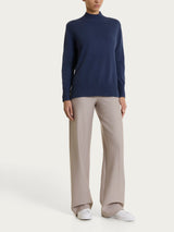 Pantalone a palazzo con tasche in Compact Grigi Donna - Ragno