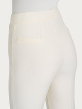 Pantalone flare in tessuto Compact Bianchi Donna - Ragno