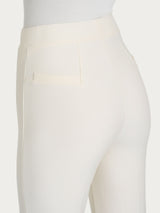 Pantalone flare in Compact Bianchi Donna - Ragno