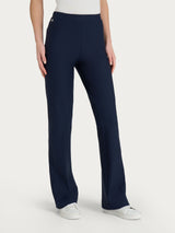 Pantalone flare in tessuto Compact Blu Donna - Ragno