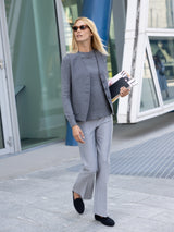 Pantalone flare in Compact Neri Donna - Ragno