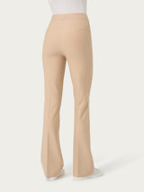 Pantalone flare in Compact Marroni Donna - Ragno