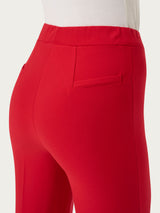 Pantalone flare in tessuto Compact Rossi Donna - Ragno