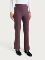 Pantalone flare in Compact Viola Donna - Ragno