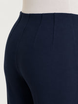 Pantalone a gamba dritta in Compact Blu Donna - Ragno