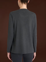 Maglietta girocollo in Eco Viscosa Neri Donna - Ragno