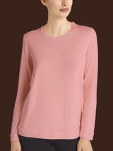 Maglietta girocollo in Eco Viscosa Rosa Donna - Ragno