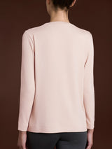 Maglietta girocollo in Eco Viscosa Rosa Donna - Ragno