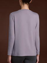 Maglietta girocollo in Jersey Strech Winter Viscosa Rosa Donna - Ragno