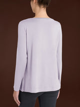 Maglietta con collo a barchetta in Eco Viscosa Rosa Donna - Ragno