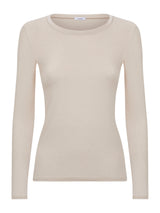 Maglietta girocollo in Tenderwool (86% Modal - 8% Lana Cashmere) Grigi Donna - Ragno