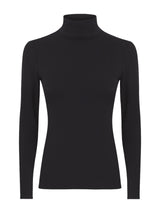 Maglietta con collo dolcevita in filato Tenderwool Neri Donna - Ragno