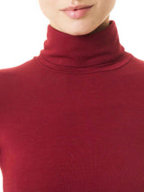 Maglietta con collo dolcevita in filato Tenderwool Neri Donna - Ragno