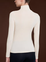 Maglietta con collo dolcevita in filato Tenderwool Grigi Donna - Ragno