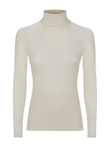 Maglietta con collo dolcevita in Tenderwool (86% Modal - 8% Lana Cashmere) Grigi Donna - Ragno
