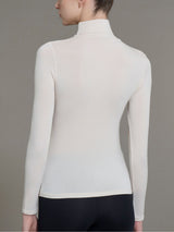 Maglietta con collo dolcevita in Tenderwool (86% Modal - 8% Lana Cashmere) Grigi Donna - Ragno
