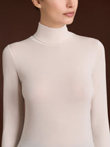Maglietta con collo dolcevita in Tenderwool (86% Modal - 8% Lana Cashmere) Grigi Donna - Ragno