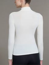 Maglietta con collo lupetto in filato Tenderwool Grigi Donna - Ragno