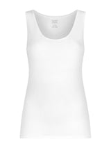 beYOUtiful - Canottiera spalla larga in cotone elasticizzato extra fine Bianchi Donna - Ragno