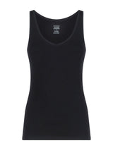 beYOUtiful - Canottiera in cotone elasticizzato extra fine Neri Donna - Ragno