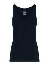 beYOUtiful - Canottiera in cotone elasticizzato extra fine Blu Donna - Ragno