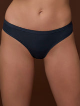 beYOUtiful - Slip brasiliano in cotone elasticizzato extra fine Blu Donna - Ragno
