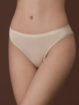 beYOUtiful - Slip in cotone elasticizzato extra fine Marroni Donna - Ragno