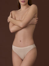 beYOUtiful - Slip in cotone elasticizzato extra fine Marroni Donna - Ragno