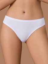 beYOUtiful - Slip in cotone elasticizzato extra fine Bianchi Donna - Ragno