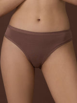 beYOUtiful - Slip in cotone elasticizzato extra fine Marroni Donna - Ragno